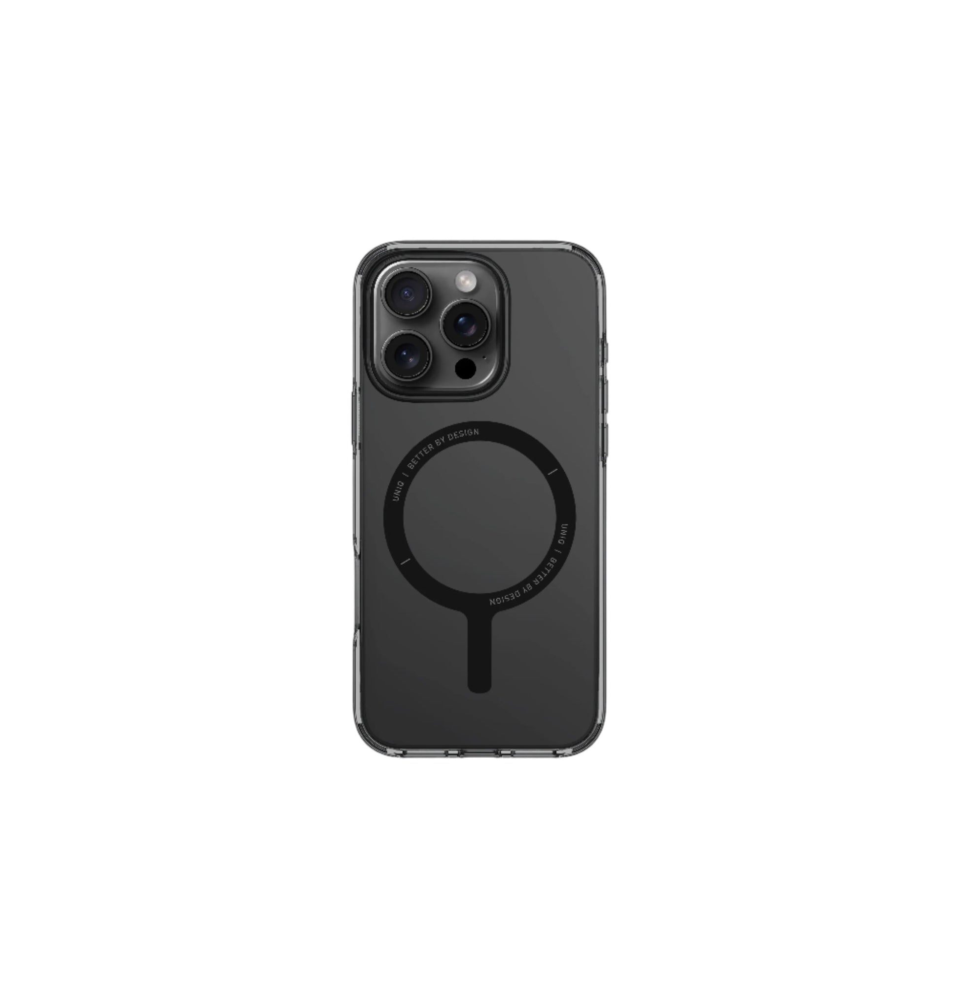 Uniq iPhone 16 Pro Hybrid Clario MagSafe Case Lucent | Smoke Uniq iPhone 16 Pro Hybrid Clario MagSafe Case Lucent | Smoke